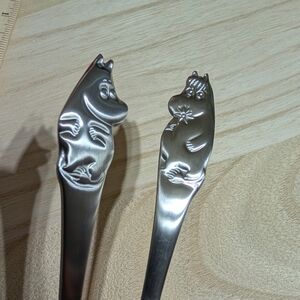 Moomin Snorkmaiden Stainless Steel Spoons - Set of 2 - Silver Color (New)